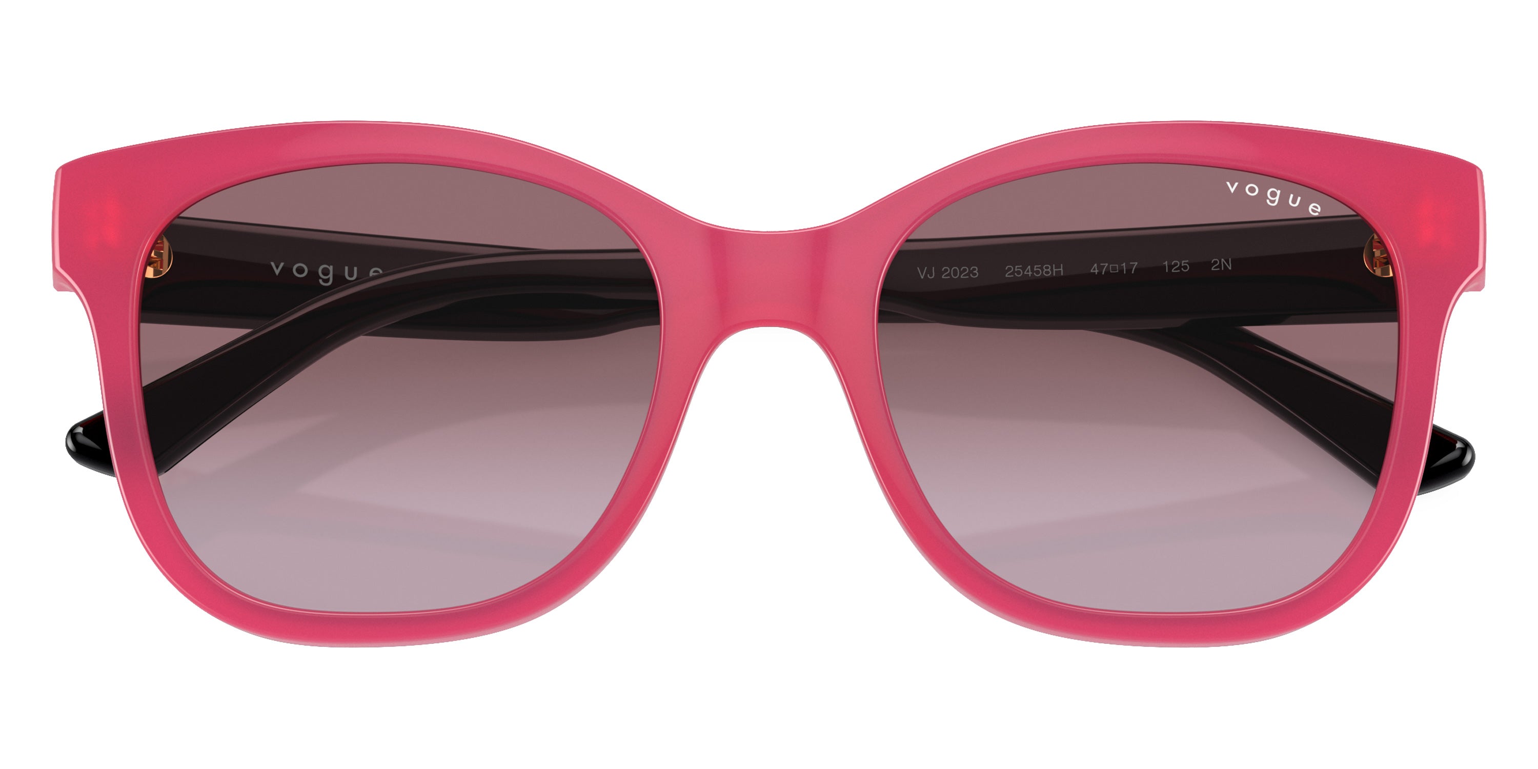vogue eyewear VJ2023 25458H 47 - Opal Rose/Black / Violet Gradient