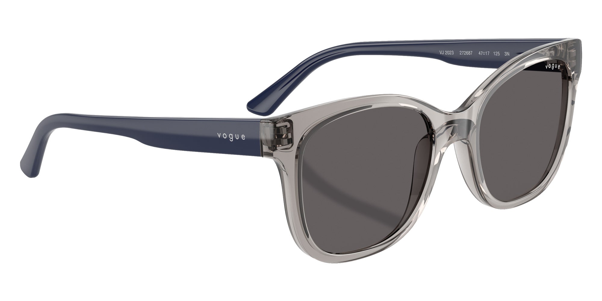 vogue eyewear VJ2023 272687 47 - Transparent Gray / Black Smoke #id:vj2023272687_s:100120