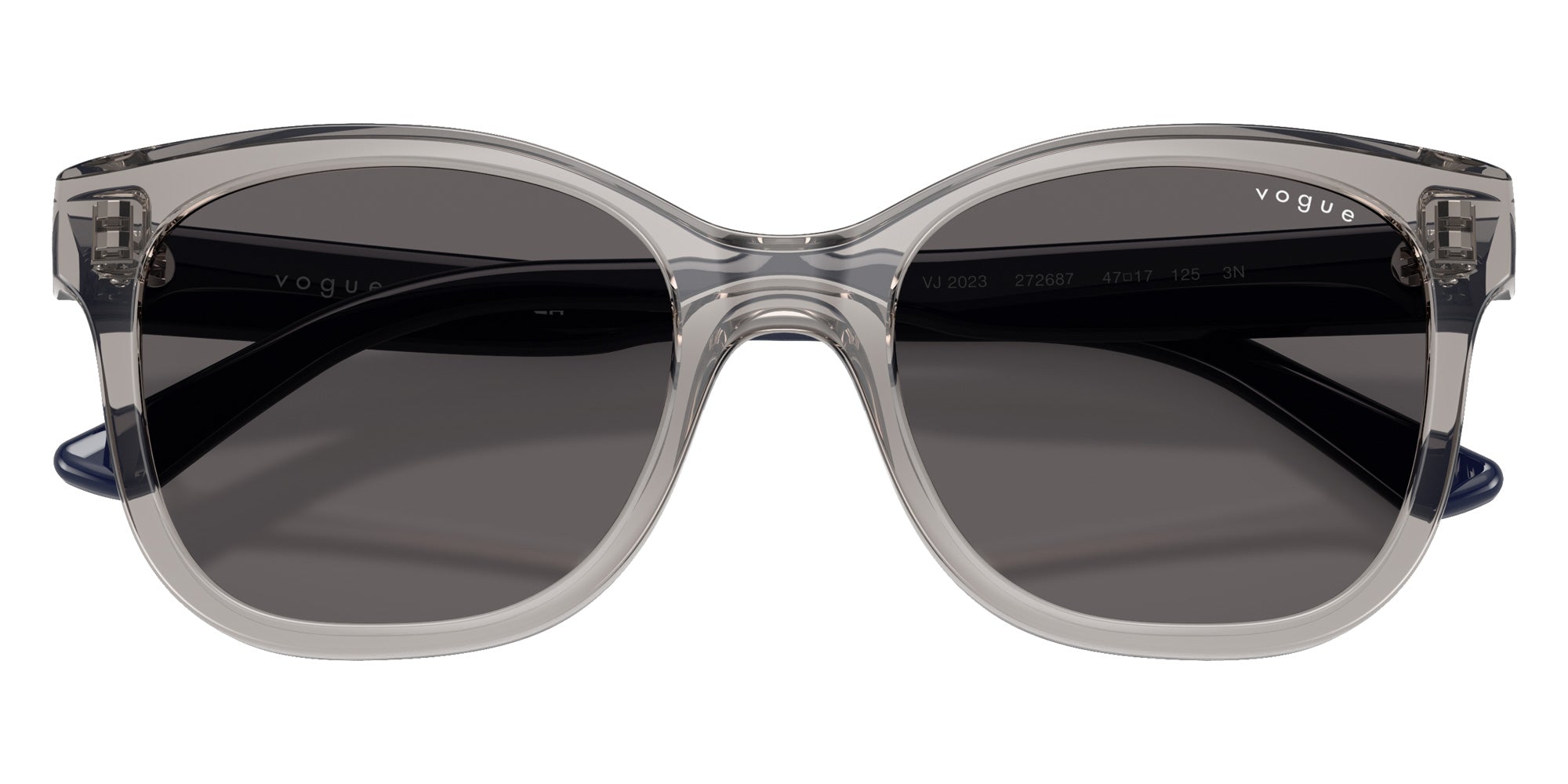vogue eyewear VJ2023 272687 47 - Transparent Gray / Black Smoke #id:vj2023272687_s:100125