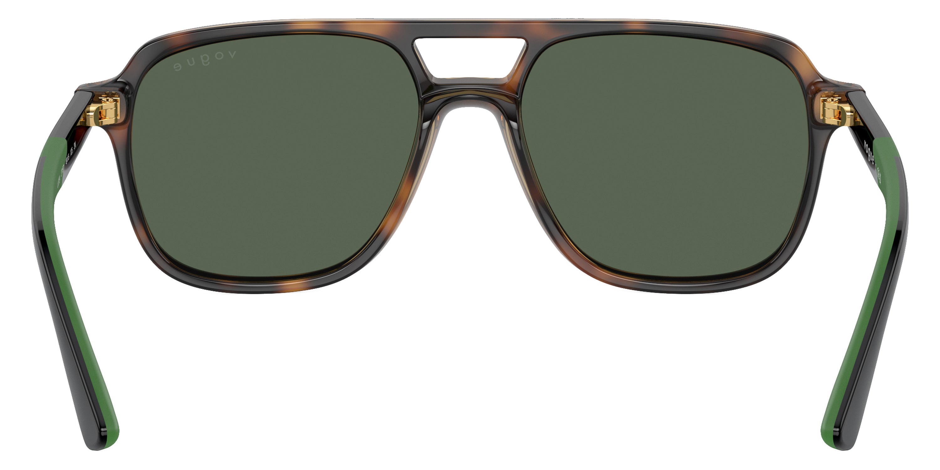 vogue eyewear VJ2024 271871 49 - Total Dark Havana/Black/Dark Green Rubber / Dark Green