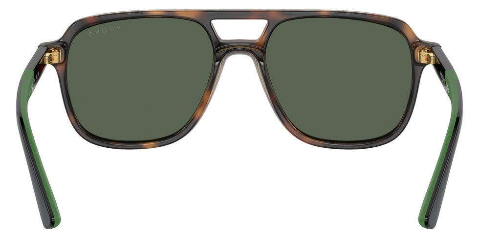 vogue eyewear VJ2024 271871 49 - Total Dark Havana/Black/Dark Green Rubber / Dark Green