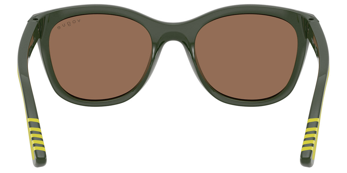 vogue eyewear VJ2028 320873 46 - Full Dark Green/Lime Rubber / Dark Brown