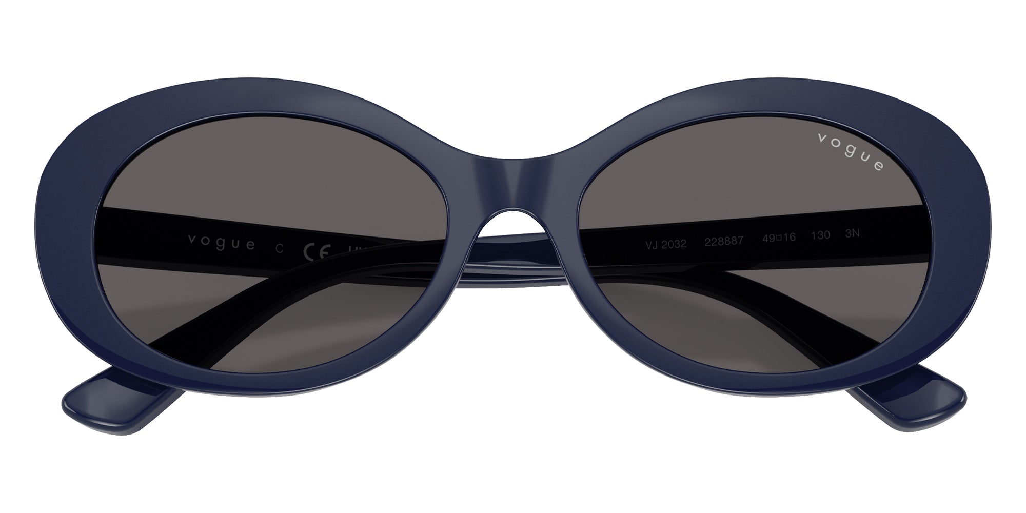 vogue eyewear VJ2032 228887 49 - Full Blue / Black Smoke #id:vj2032228887_s:100125