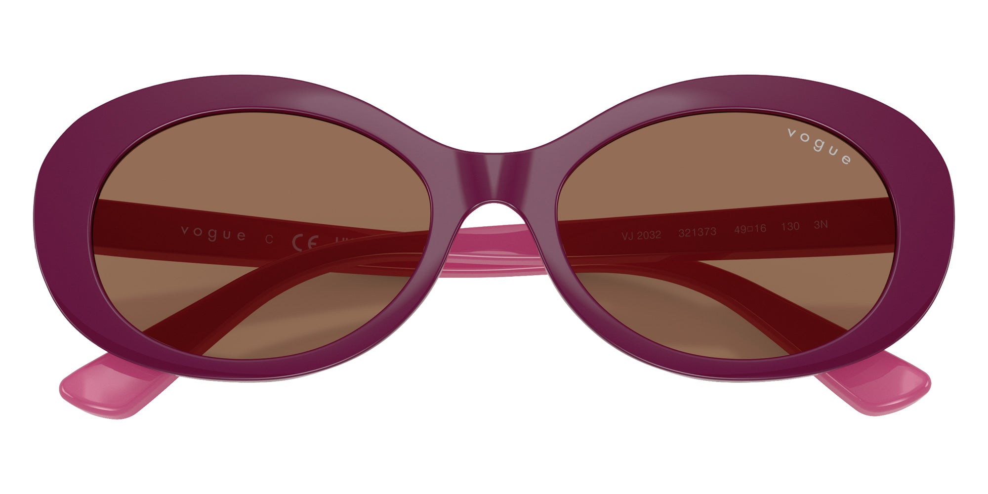 vogue eyewear VJ2032 321373 49 - Full Purple / Dark Brown #id:vj2032321373_s:104125