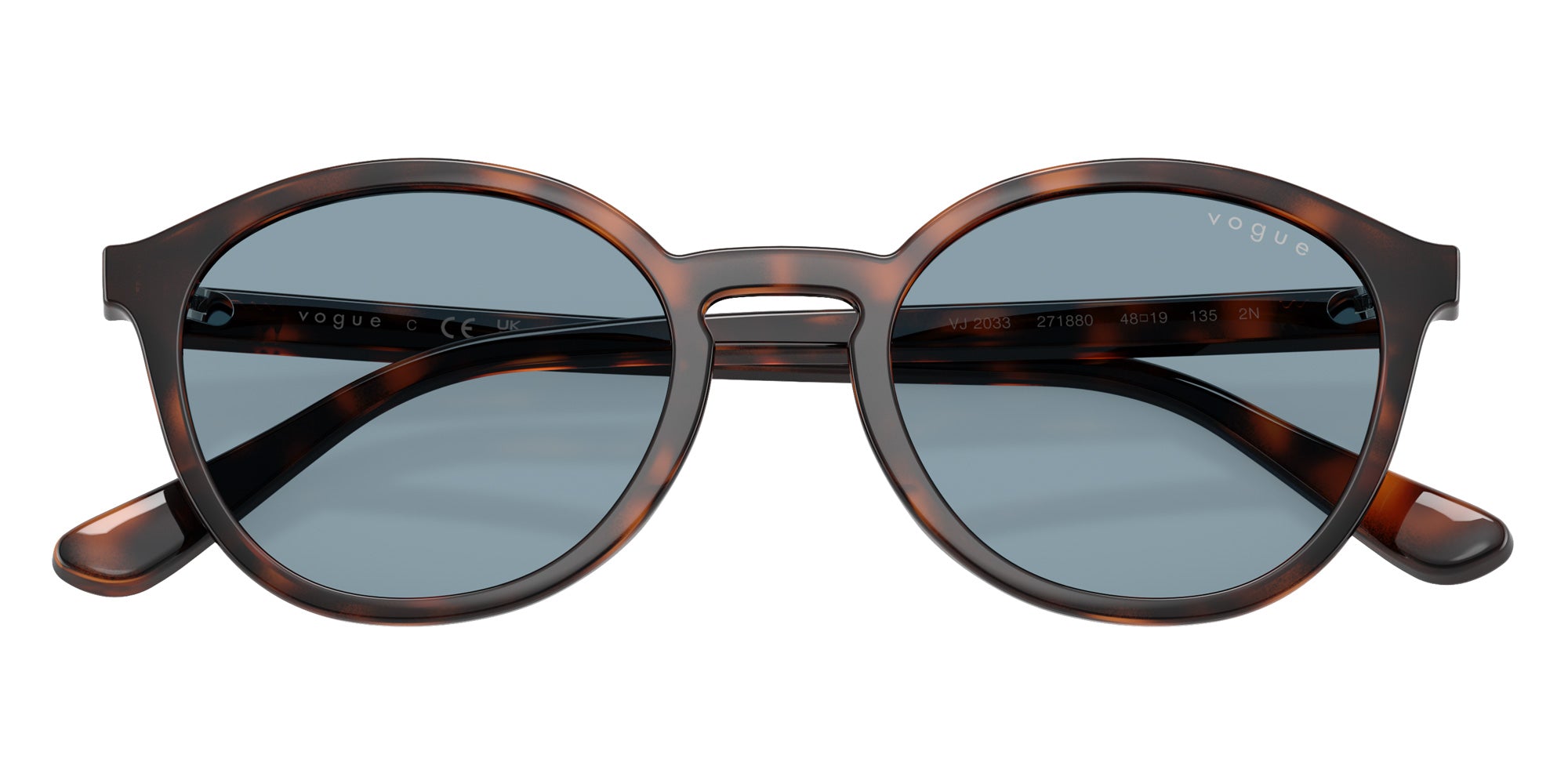 vogue eyewear VJ2033 271880 48 - Total Dark Havana #id:vj2033271880_s:100125