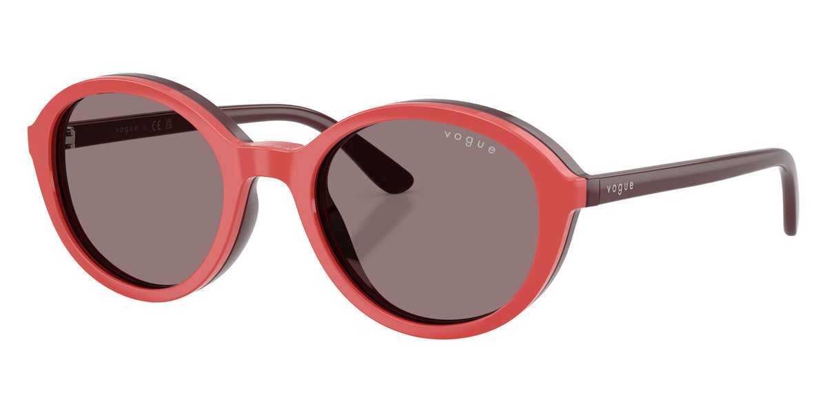 vogue eyewear VJ2037 33191W 47 - Full Bordeaux / Clear #id:vj203733191w_s:106105