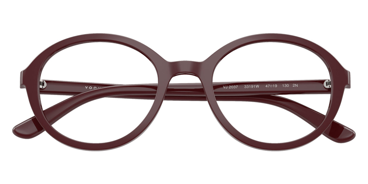 vogue eyewear VJ2037 33191W 47 - Full Bordeaux / Clear #id:vj203733191w_s:106125