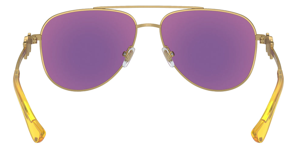 VERSACE VK2002 10023R 52 - Gold / Light Green Mirrored Green