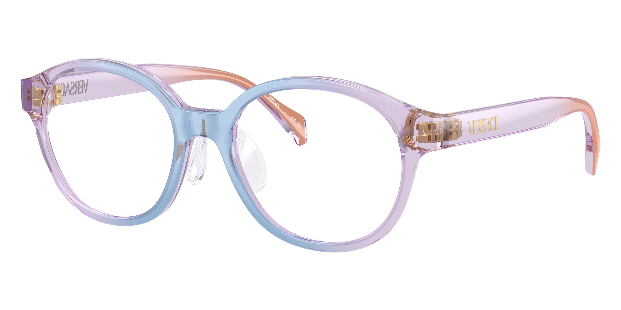 Versace VK3012 5534 47 - Gradient Pale Blue Lilac Orange #id:vk30125534_s:100105