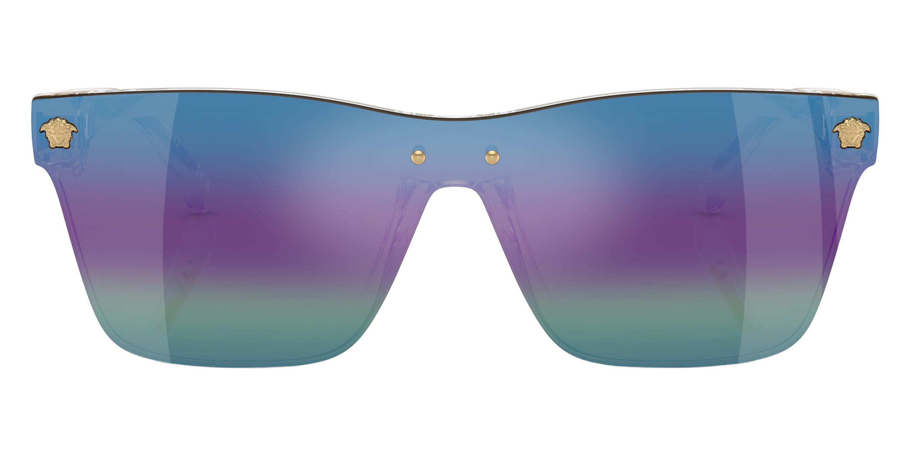 VERSACE VK4004U 148/P1 28 - Crystal / Dark Brown Mirrored Rainbow