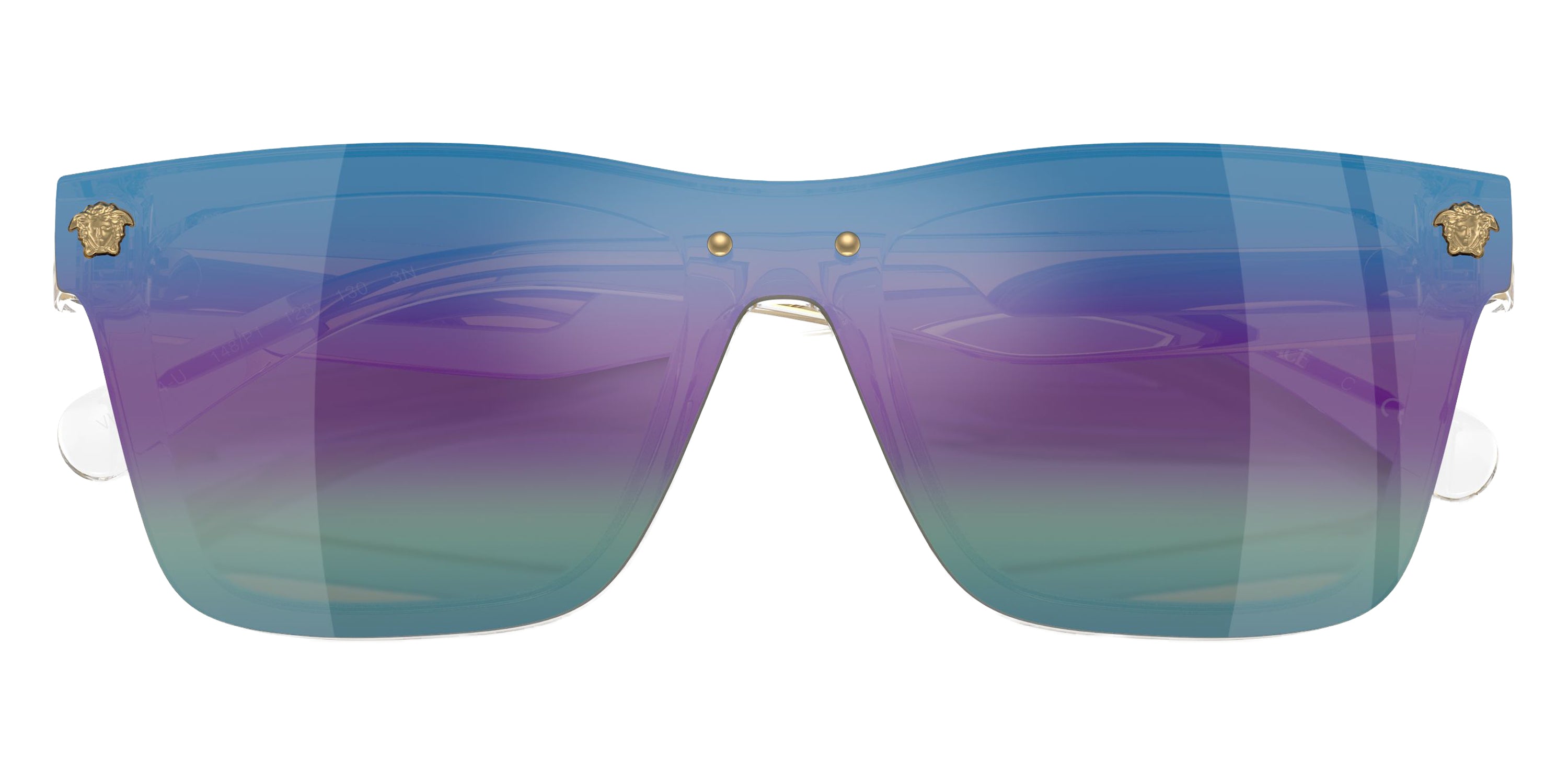 VERSACE VK4004U 148/P1 28 - Crystal / Dark Brown Mirrored Rainbow