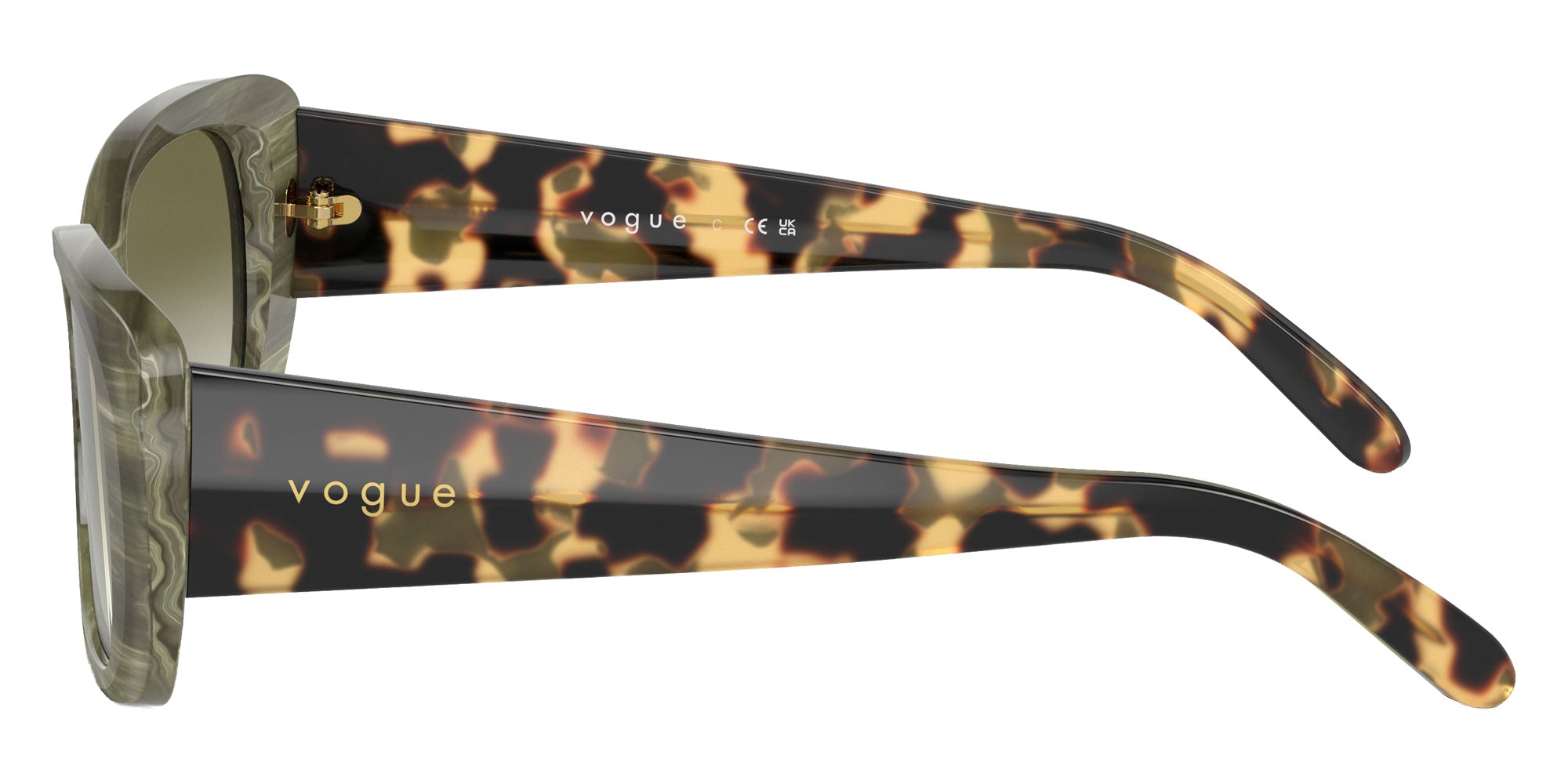 vogue eyewear VO2606S 30728E 55 - Green Horn / Clear Gradient Dark Green #id:vo2606s30728e_s:102110