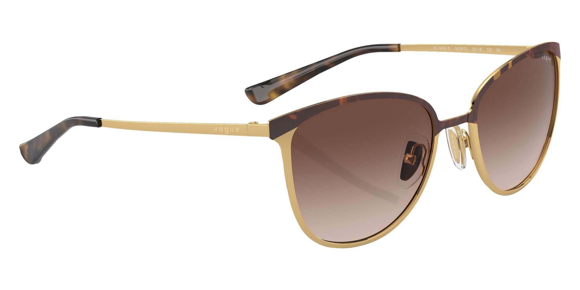 vogue eyewear VO4002S 507813 55 - Top Havana/Gold / Gradient Brown #id:vo4002s507813_s:100120