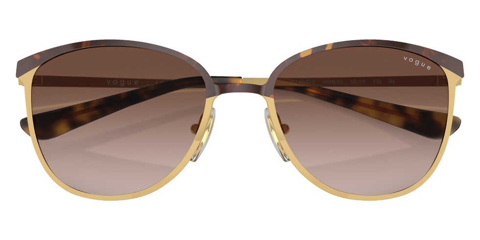 vogue eyewear VO4002S 507813 55 - Top Havana/Gold / Gradient Brown #id:vo4002s507813_s:100125