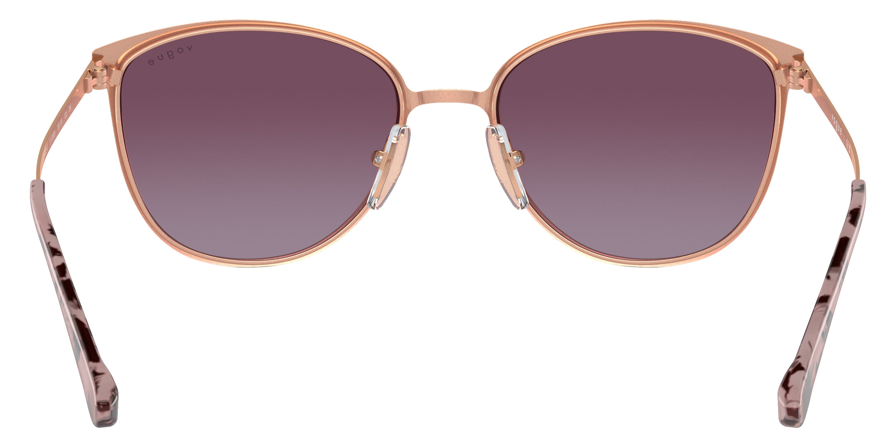vogue eyewear VO4002S 51708H 55 - Top Bordeaux/Rose Gold/Pink Tortoise / Gradient Violet