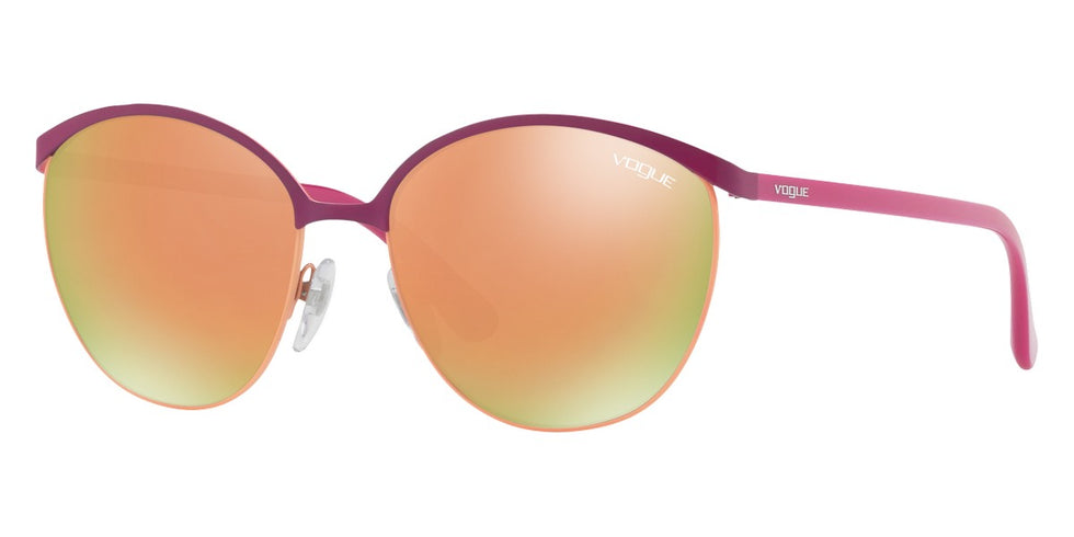 vogue eyewear VO4010S 50535R 57 - Pastel Fuxia / Gray Mirrored Rose Gold