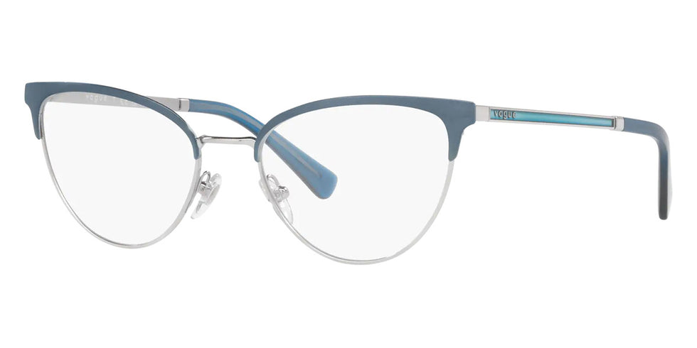 vogue eyewear VO4250 5177 53 - Top Brushed Azure/Silver