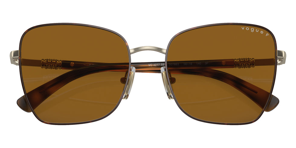vogue eyewear VO4277SB 507883 56 - Top Havana/Pale Gold / Polarized Dark Brown #id:vo4277sb507883_s:100125
