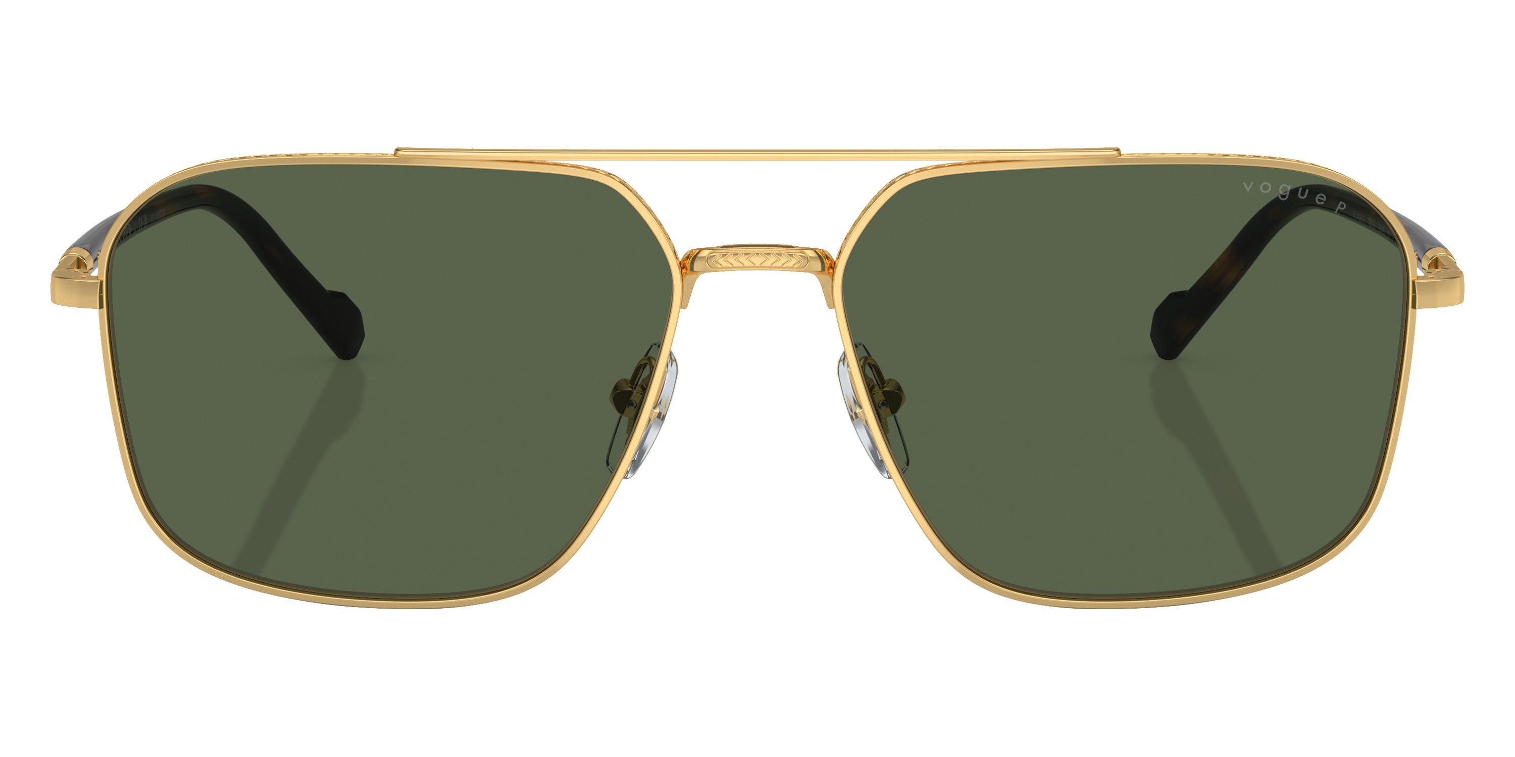 vogue eyewear VO4289S 280/9A 59 - Gold/Dark Havana / Dark Green Polarized