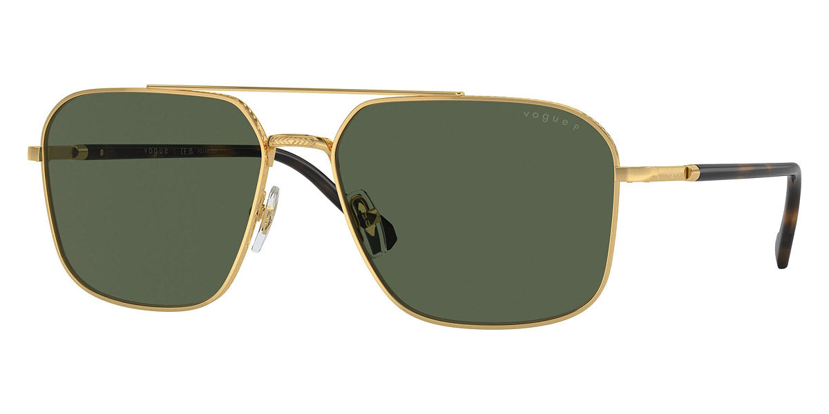 vogue eyewear VO4289S 280/9A 59 - Gold/Dark Havana / Dark Green Polarized