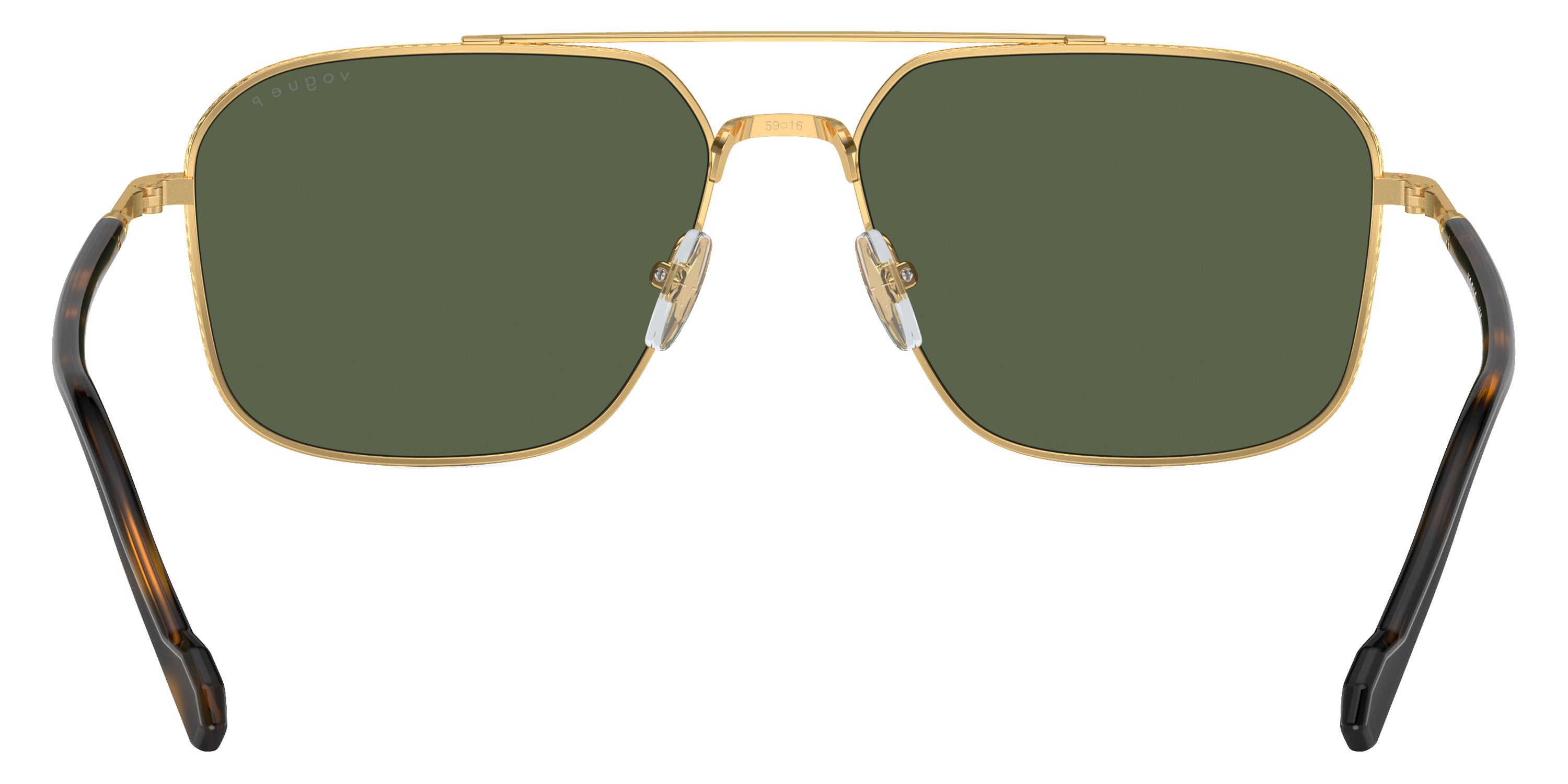 vogue eyewear VO4289S 280/9A 59 - Gold/Dark Havana / Dark Green Polarized