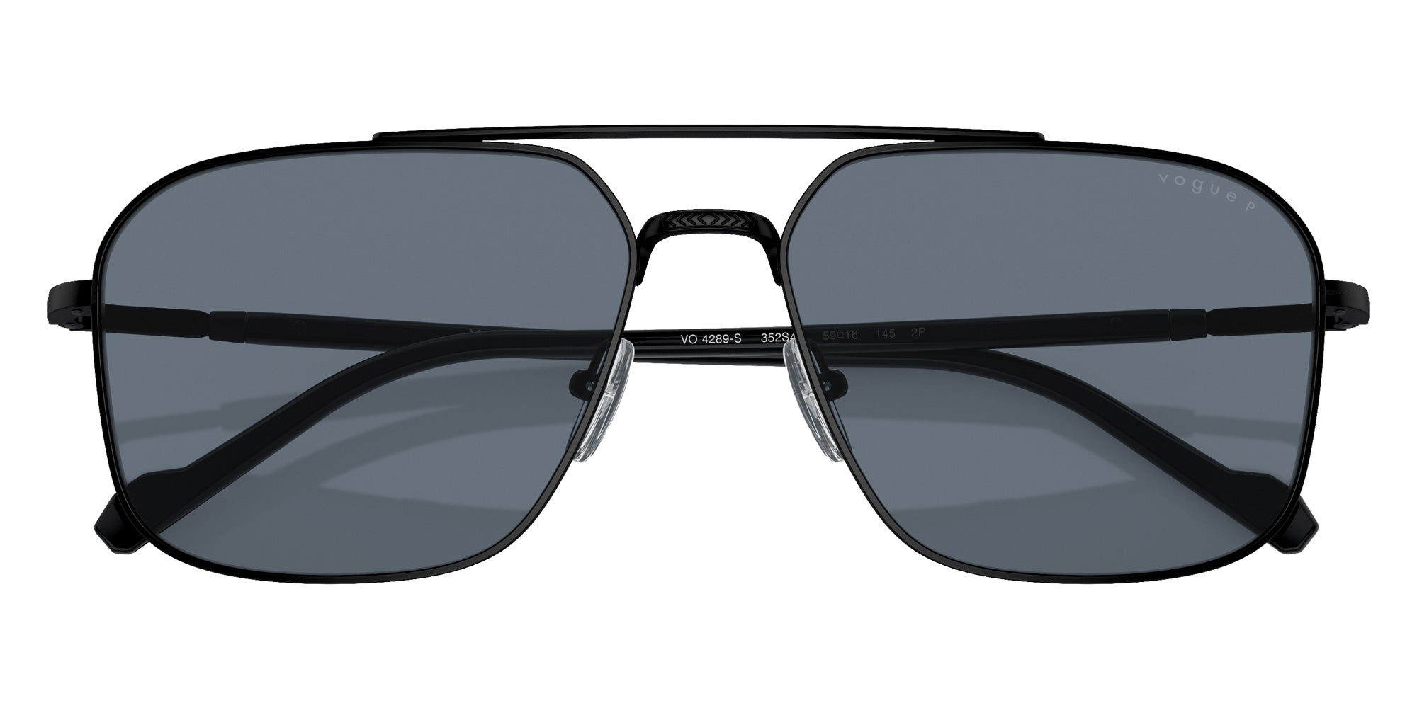 vogue eyewear VO4289S 352S4Y 59 - Matte Black / Blue Polarized #id:vo4289s352s4y_s:100125