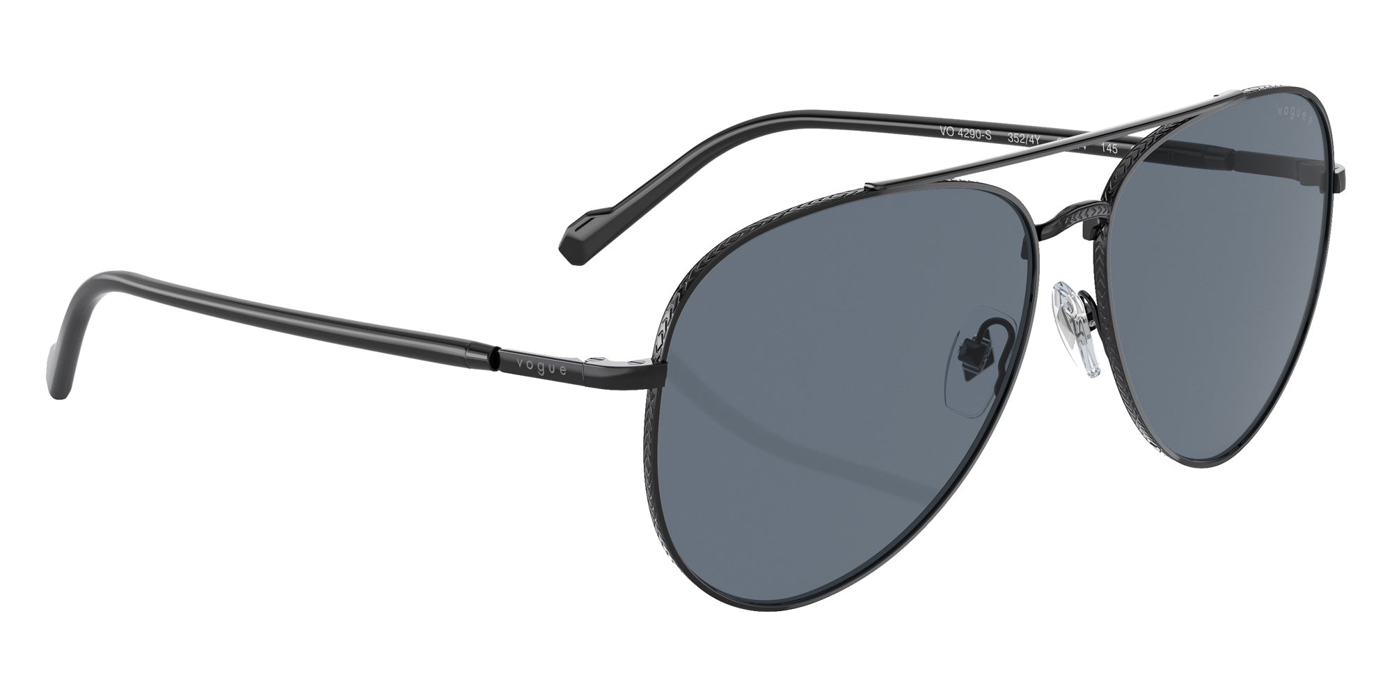 vogue eyewear VO4290S 352/4Y 60 - Black / Blue Polarized #id:vo4290s3524y_s:100120