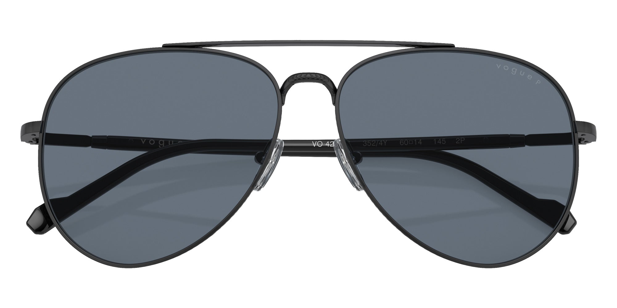 vogue eyewear VO4290S 352/4Y 60 - Black / Blue Polarized #id:vo4290s3524y_s:100125