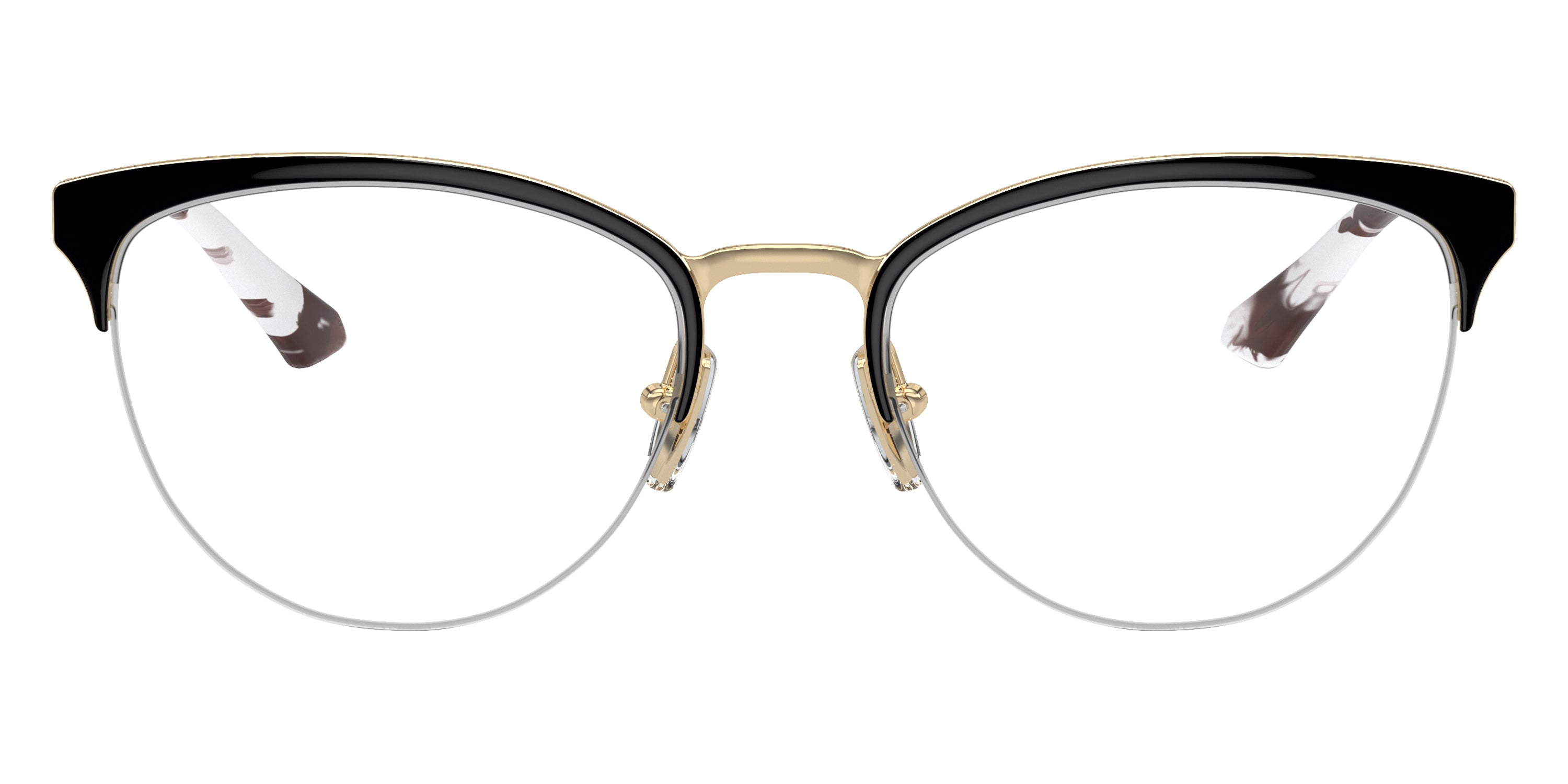 vogue eyewear VO4304 352 51 - Top Black/Pale Gold/Ivory Tortoise