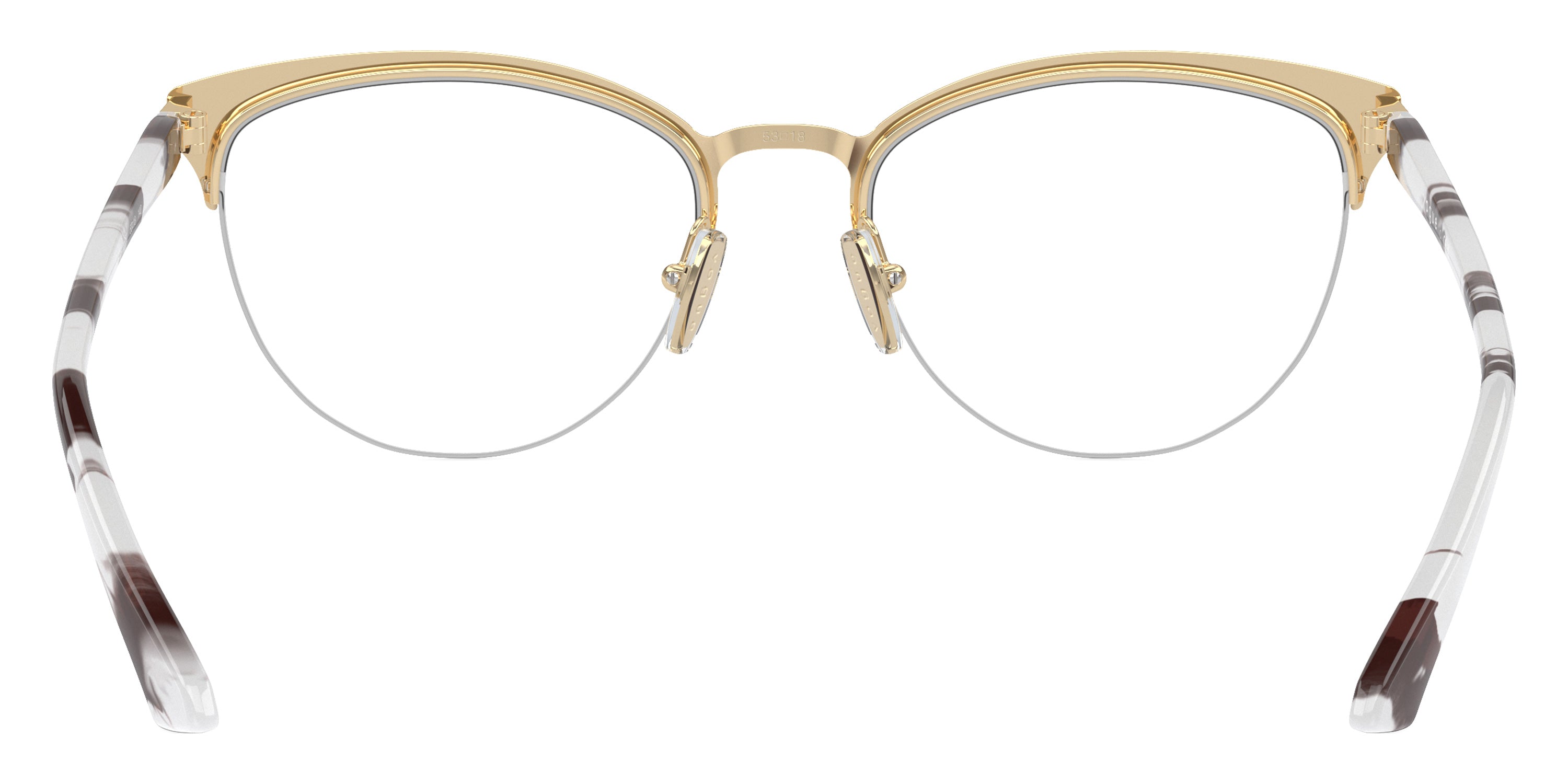 vogue eyewear VO4304 352 51 - Top Black/Pale Gold/Ivory Tortoise