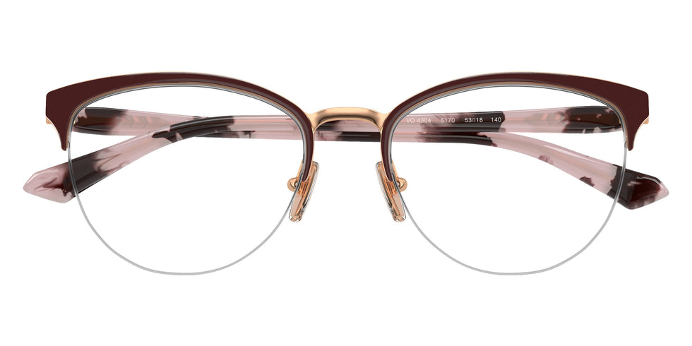 vogue eyewear VO4304 5170 53 - Top Bordeaux/Rose Gold #id:vo43045170_s:102125