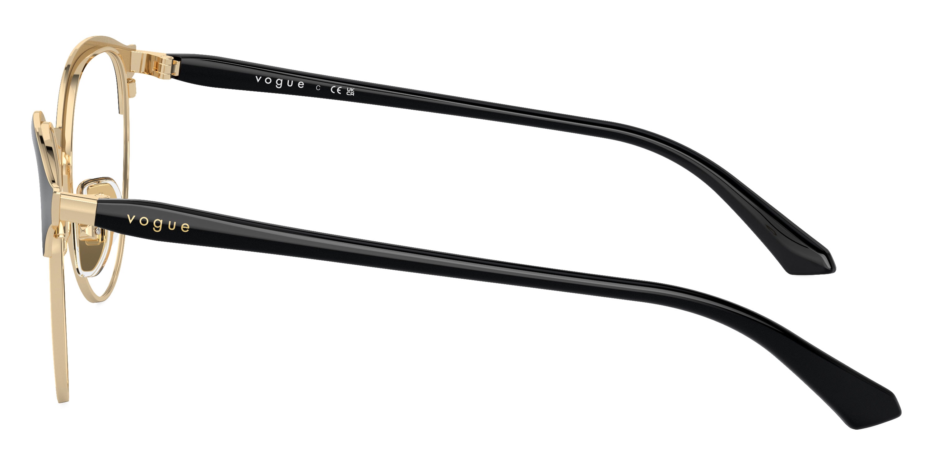 vogue eyewear VO4305 352 53 - Top Black/Pale Gold