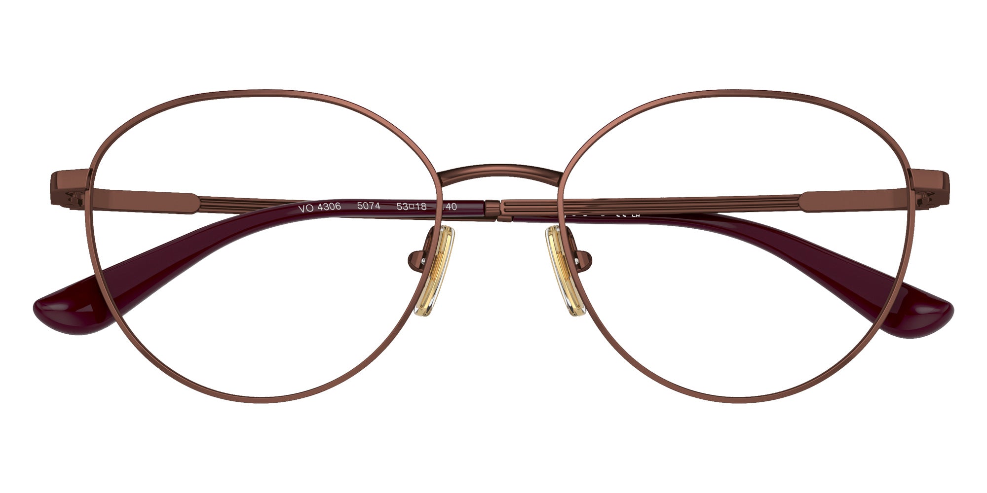 vogue eyewear VO4306 5074 53 - Copper/Top Bordeaux #id:vo43065074_s:102125