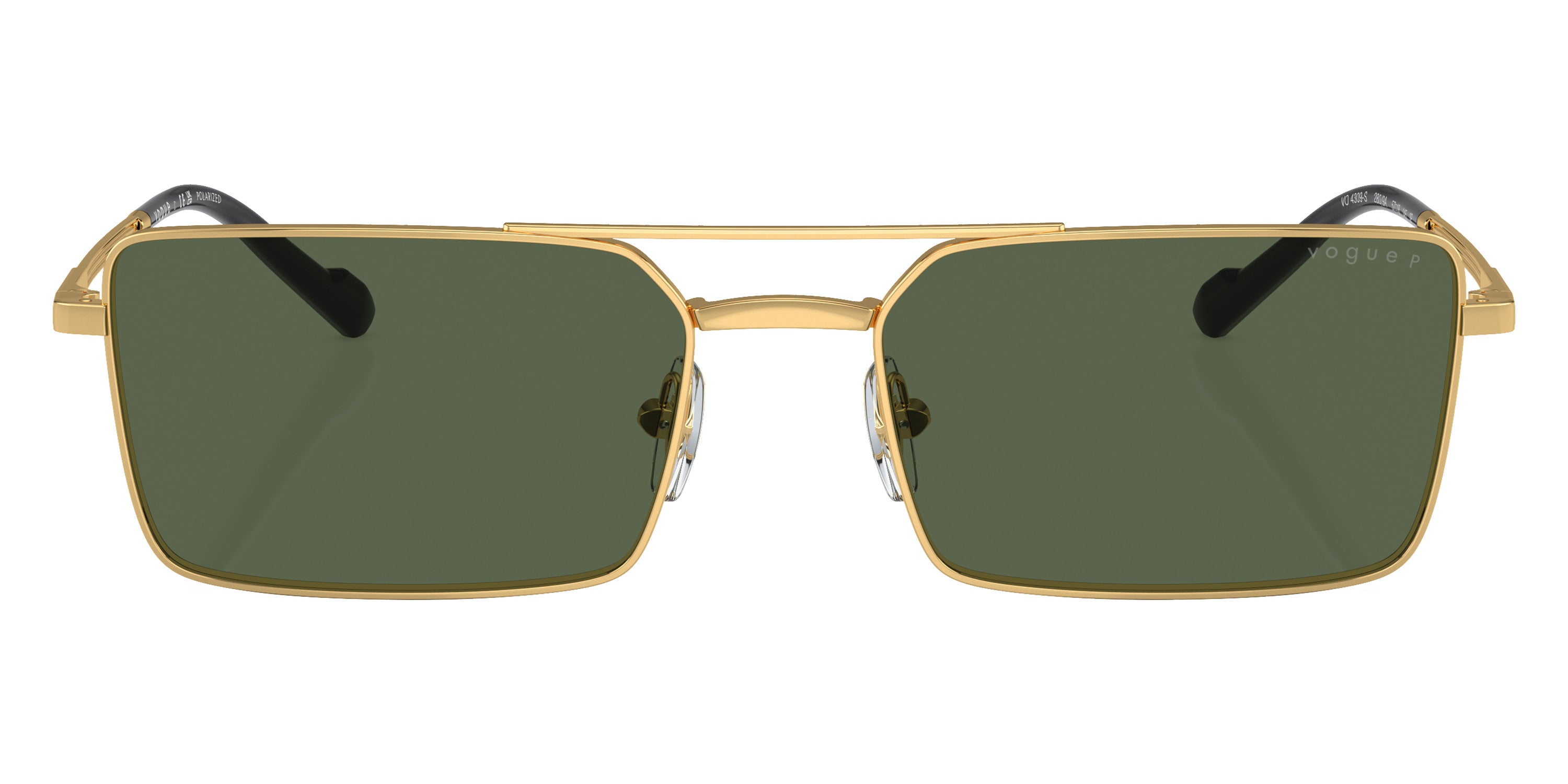 vogue eyewear VO4309S 280/9A 55 - Gold / Dark Green Polarized