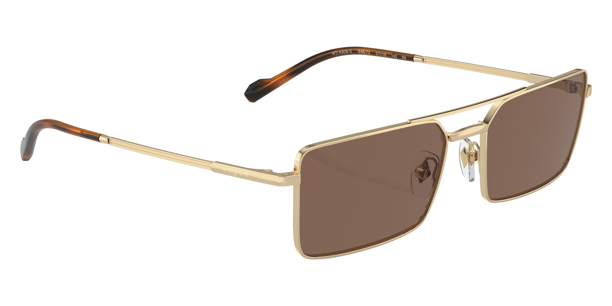 vogue eyewear VO4309S 848/73 55 - Pale Gold / Dark Brown #id:vo4309s84873_s:104120