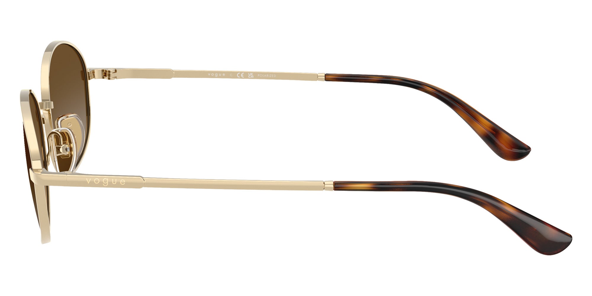 vogue eyewear VO4323S 848/T5 56 - Pale Gold / Gray Gradient Brown Polarized #id:vo4323s848t5_s:104110