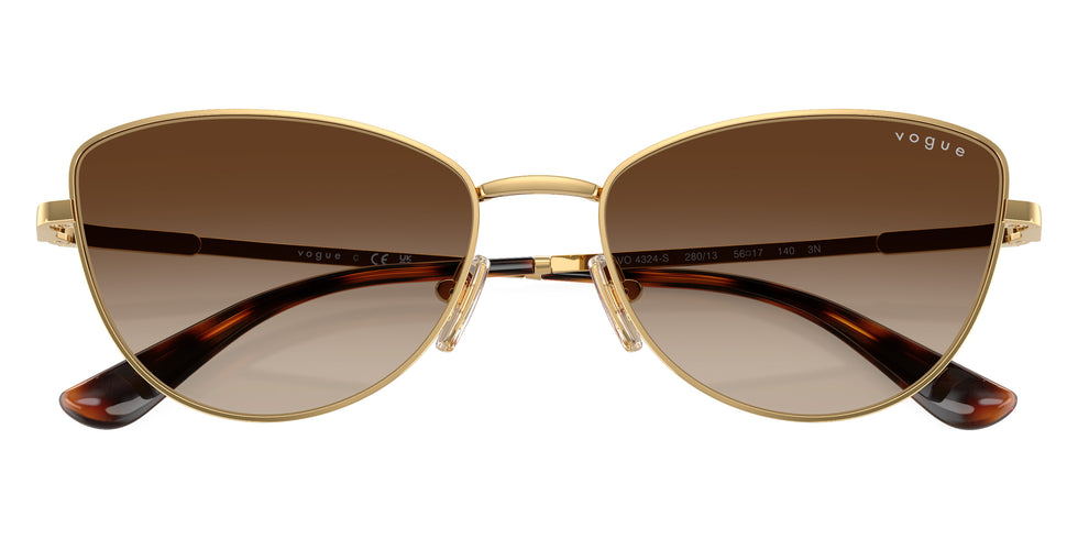 vogue eyewear VO4324S 280/13 56 - Gold / Gradient Dark Brown