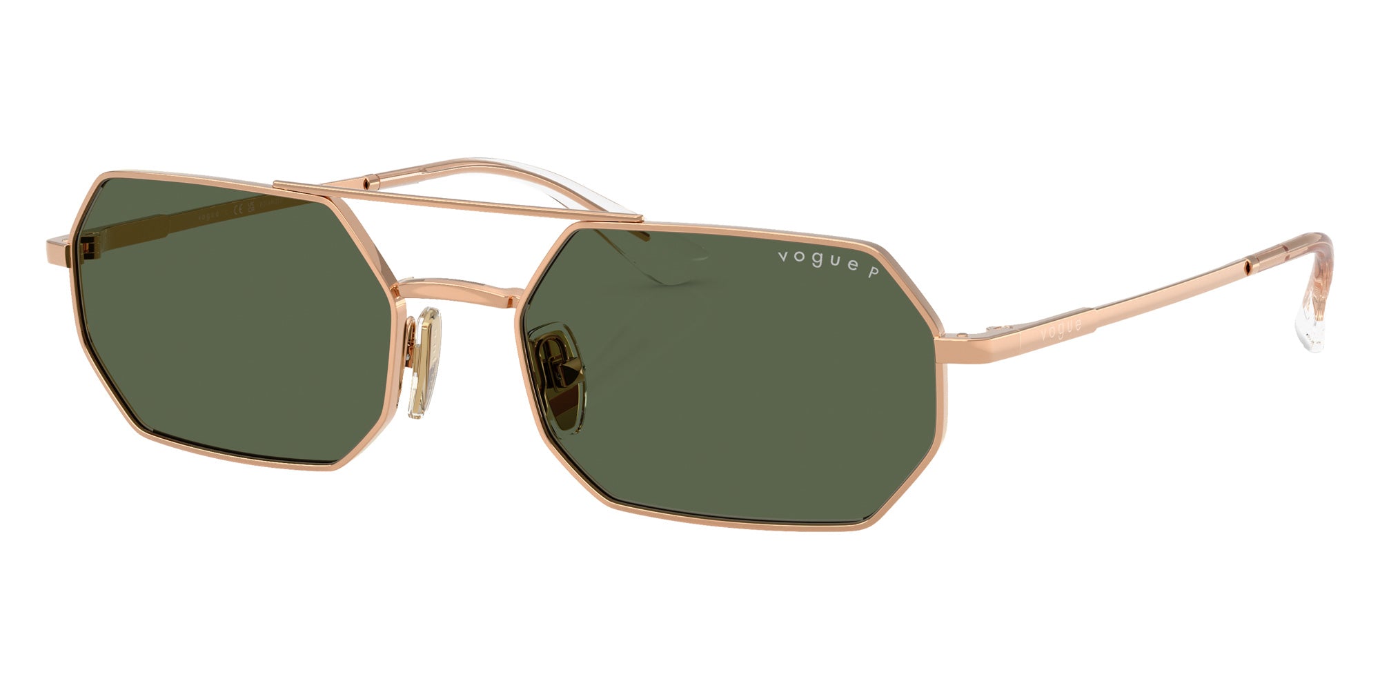 vogue eyewear VO4329S 51529A 55 - Rose Gold / Dark Green Polarized #id:vo4329s51529a_s:100105
