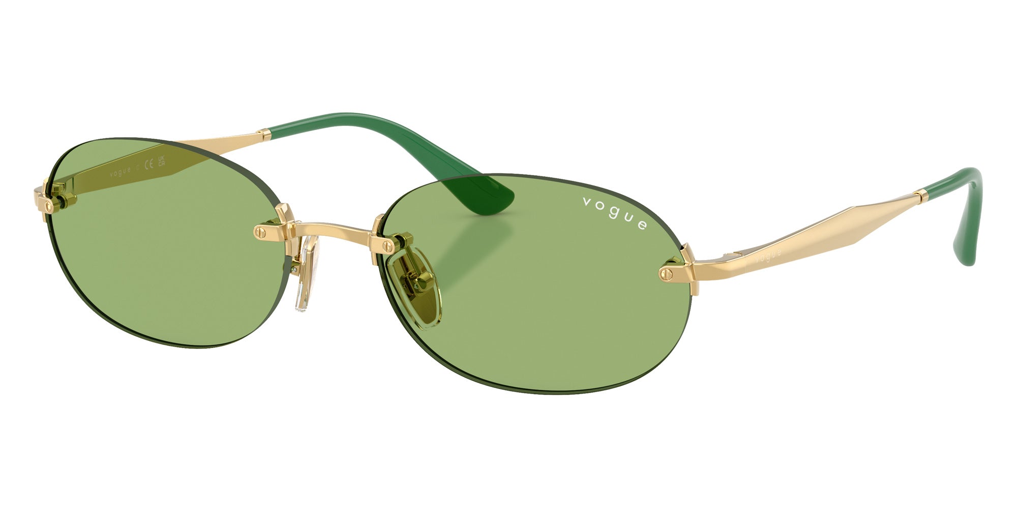 vogue eyewear VO4342S 280/2 55 - Gold / Green #id:vo4342s2802_s:100105