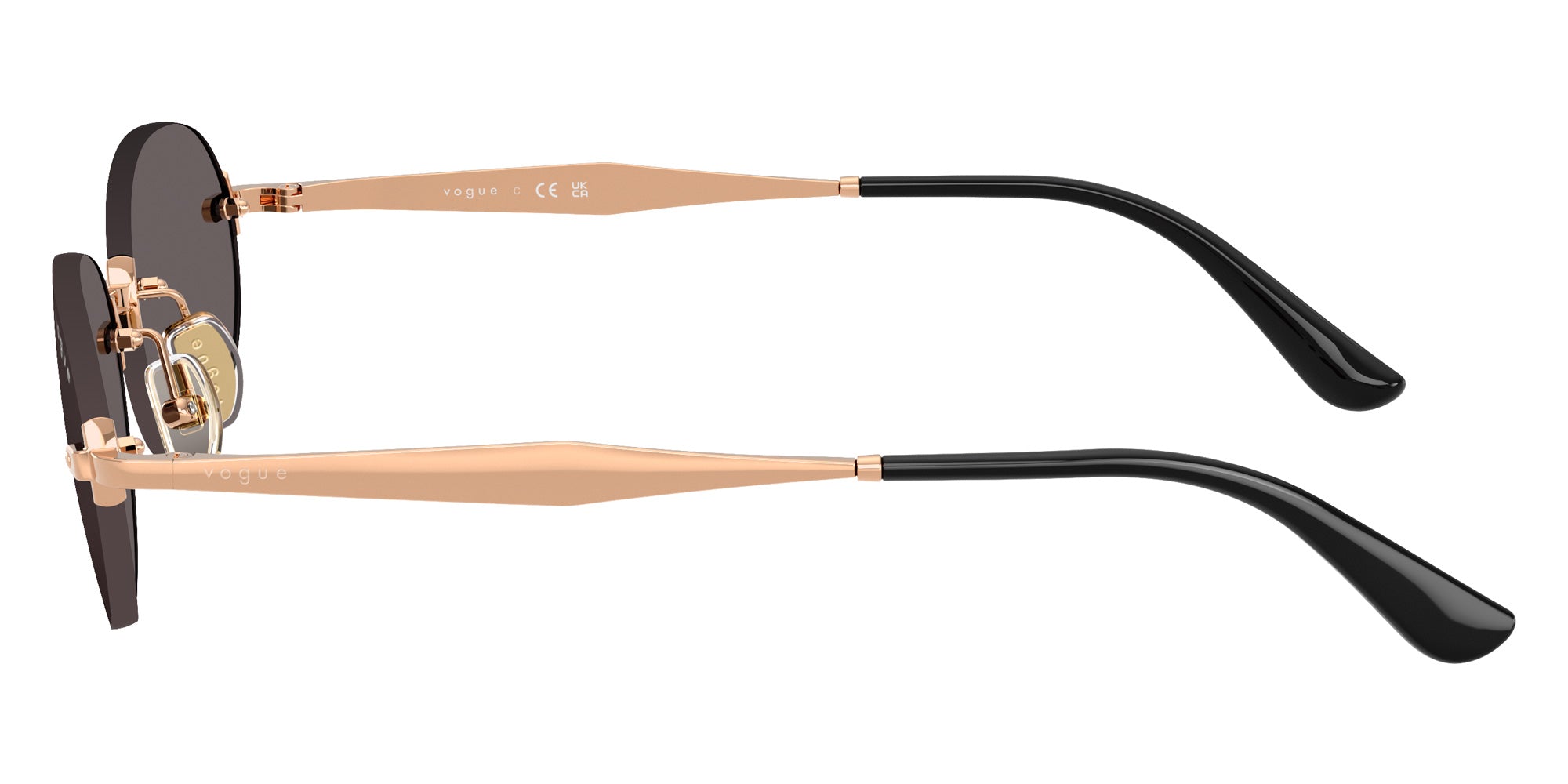 vogue eyewear VO4342S 515287 55 - Rose Gold / Black Smoke #id:vo4342s515287_s:104110