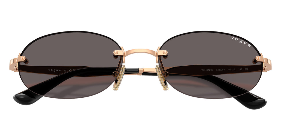vogue eyewear VO4342S 515287 55 - Rose Gold / Black Smoke #id:vo4342s515287_s:104125