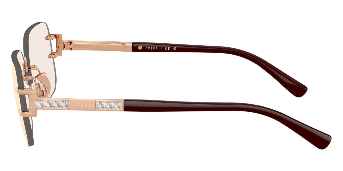 vogue eyewear VO4367SB 51526Q 58 - Rose Gold / Brown Mirrored Red/Yellow #id:vo4367sb51526q_s:104110