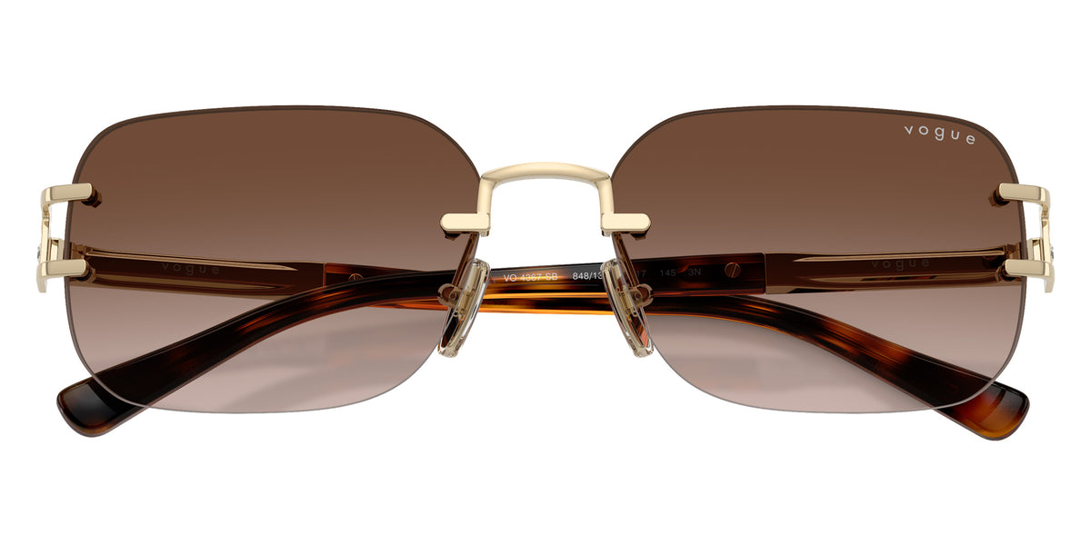 vogue eyewear VO4367SB 848/13 58 - Pale Gold / Gradient Brown #id:vo4367sb84813_s:106125
