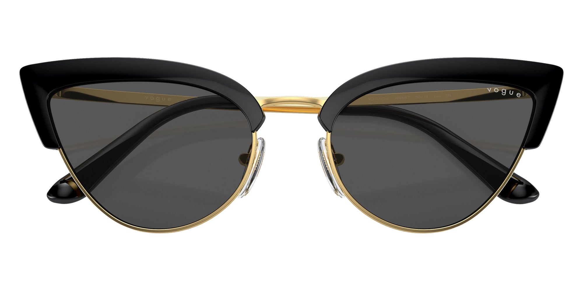 vogue eyewear VO5212S W44/87 55 - Top Black/Gold / Dark Gray #id:vo5212sw4487_s:100125