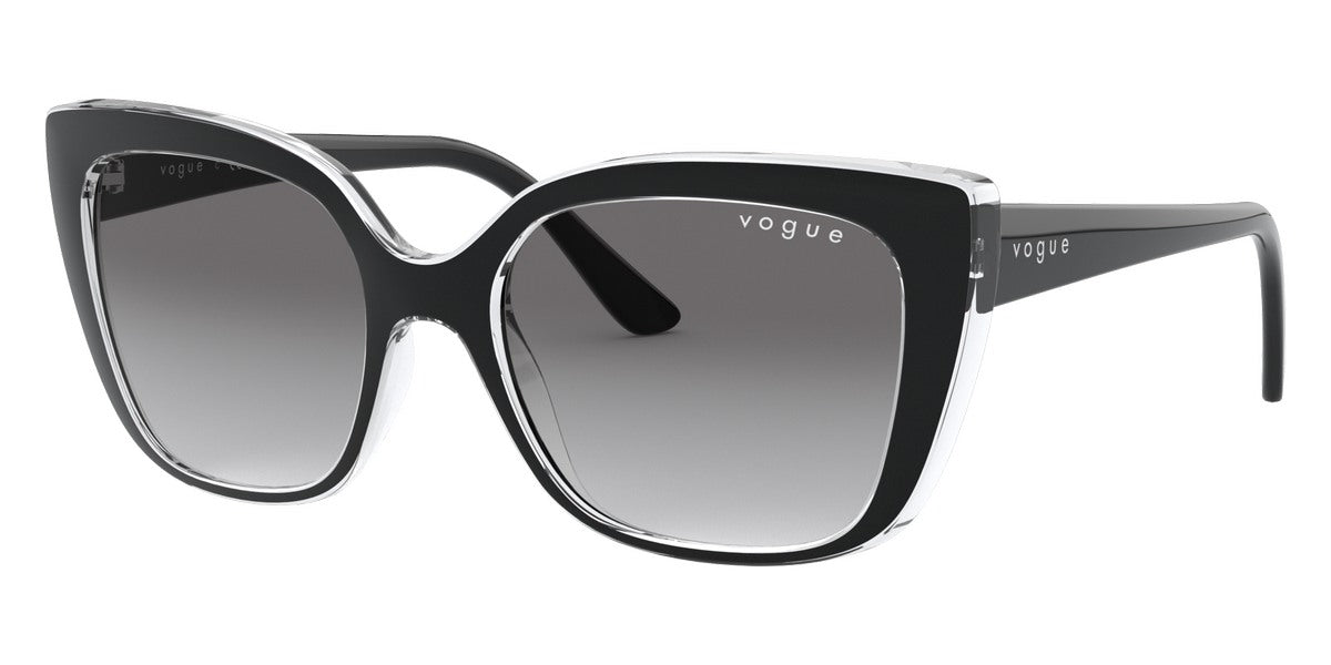 vogue eyewear VO5337S 283911 53 - Top Black / Serigraphy / Gray Gradient