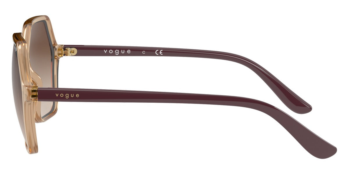 vogue eyewear VO5361S 282613 55 - Transparent Caramel / Brown Gradient