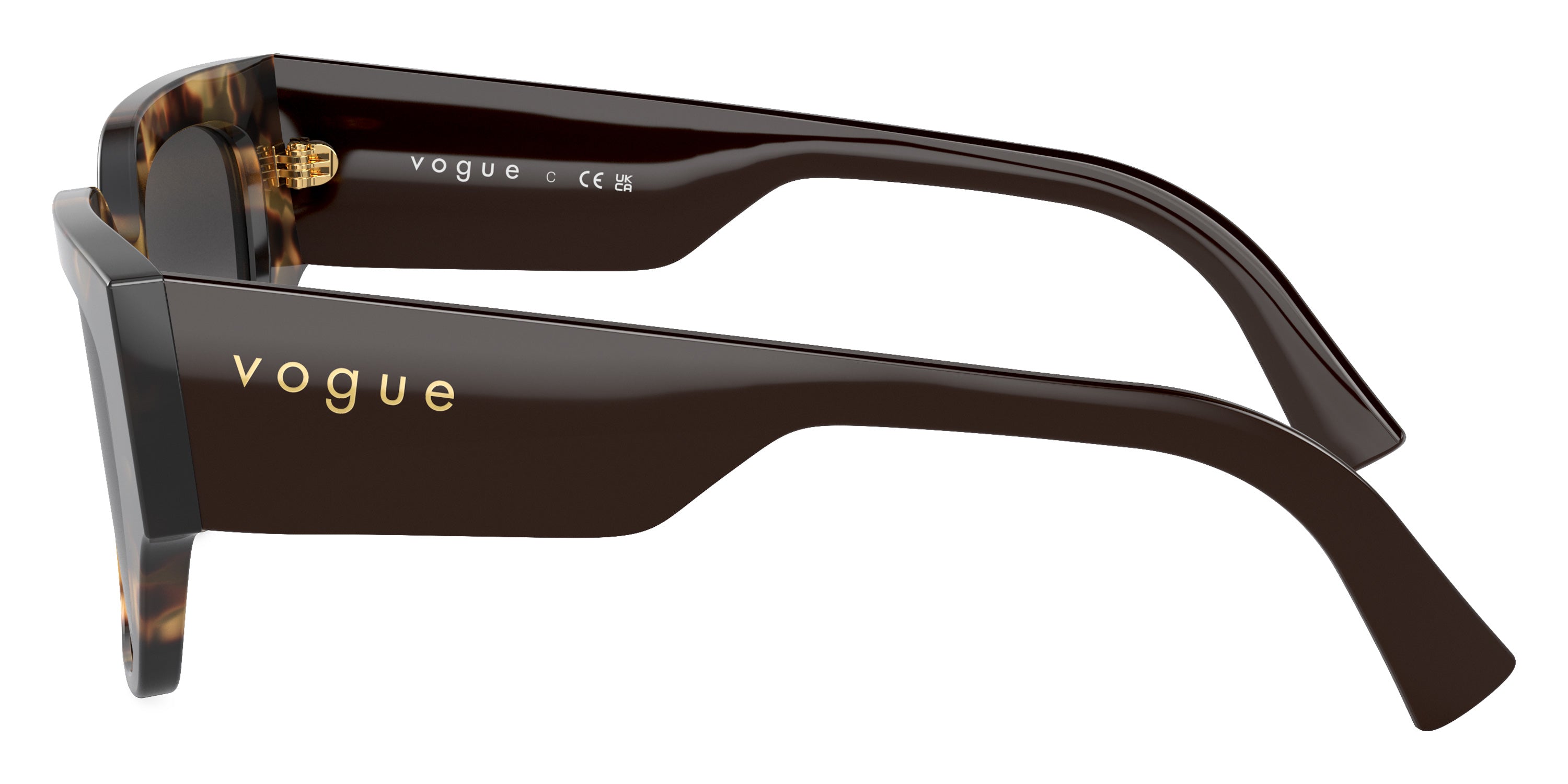 vogue eyewear VO5409S 26058G 52 - Yellow Tortoise/Full Brown / Gray Gradient Black