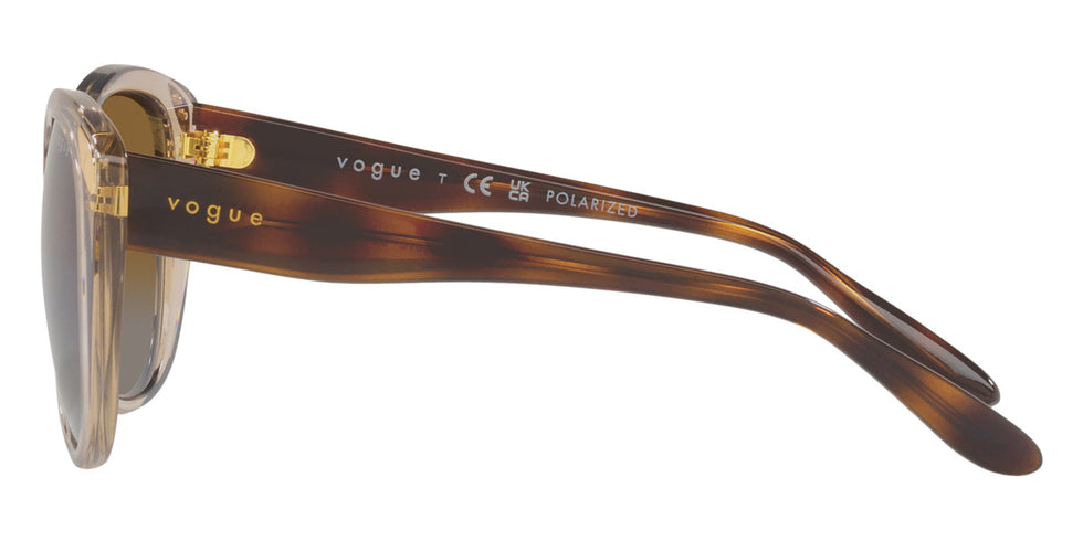 vogue eyewear VO5457S 2990T5 53 - Transparent Caramel / Polarized Brown Gradient