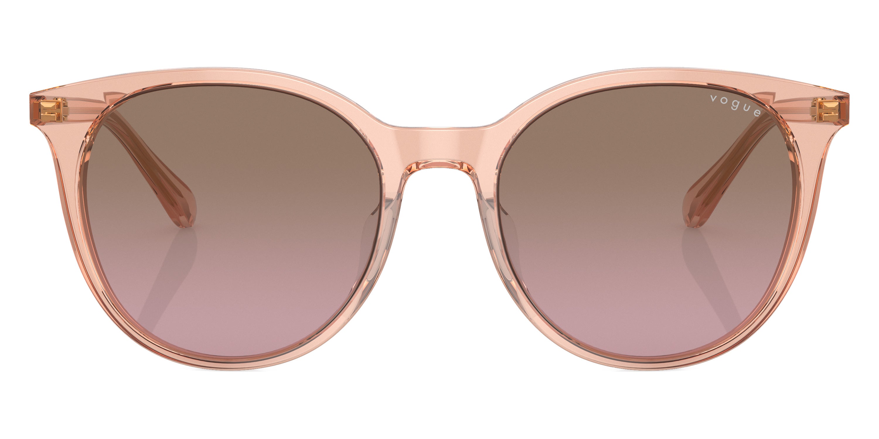 vogue eyewear VO5468SD 295414 56 - Transparent Peach / Violet Gradient Brown