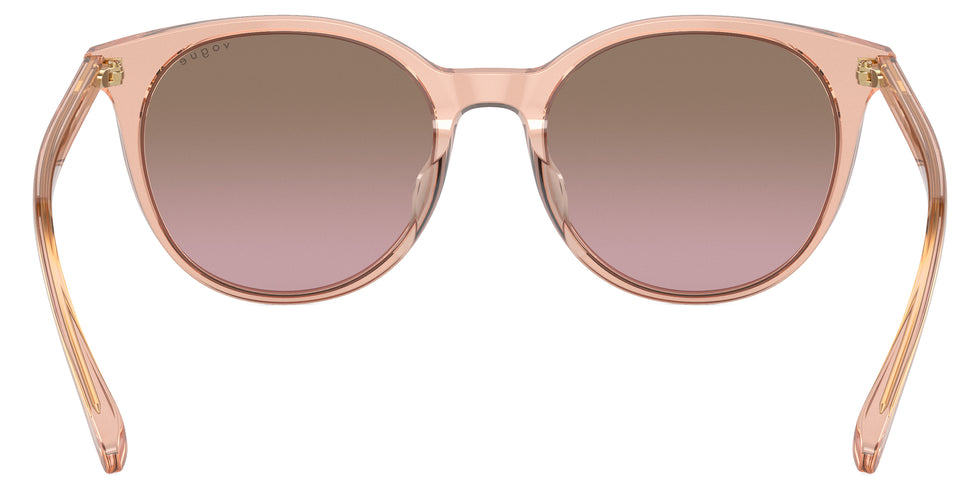 vogue eyewear VO5468SD 295414 56 - Transparent Peach / Violet Gradient Brown